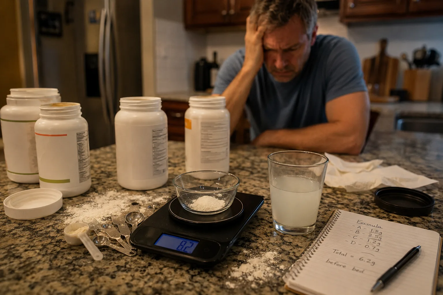 Mixing four powders at home — a process most people abandon